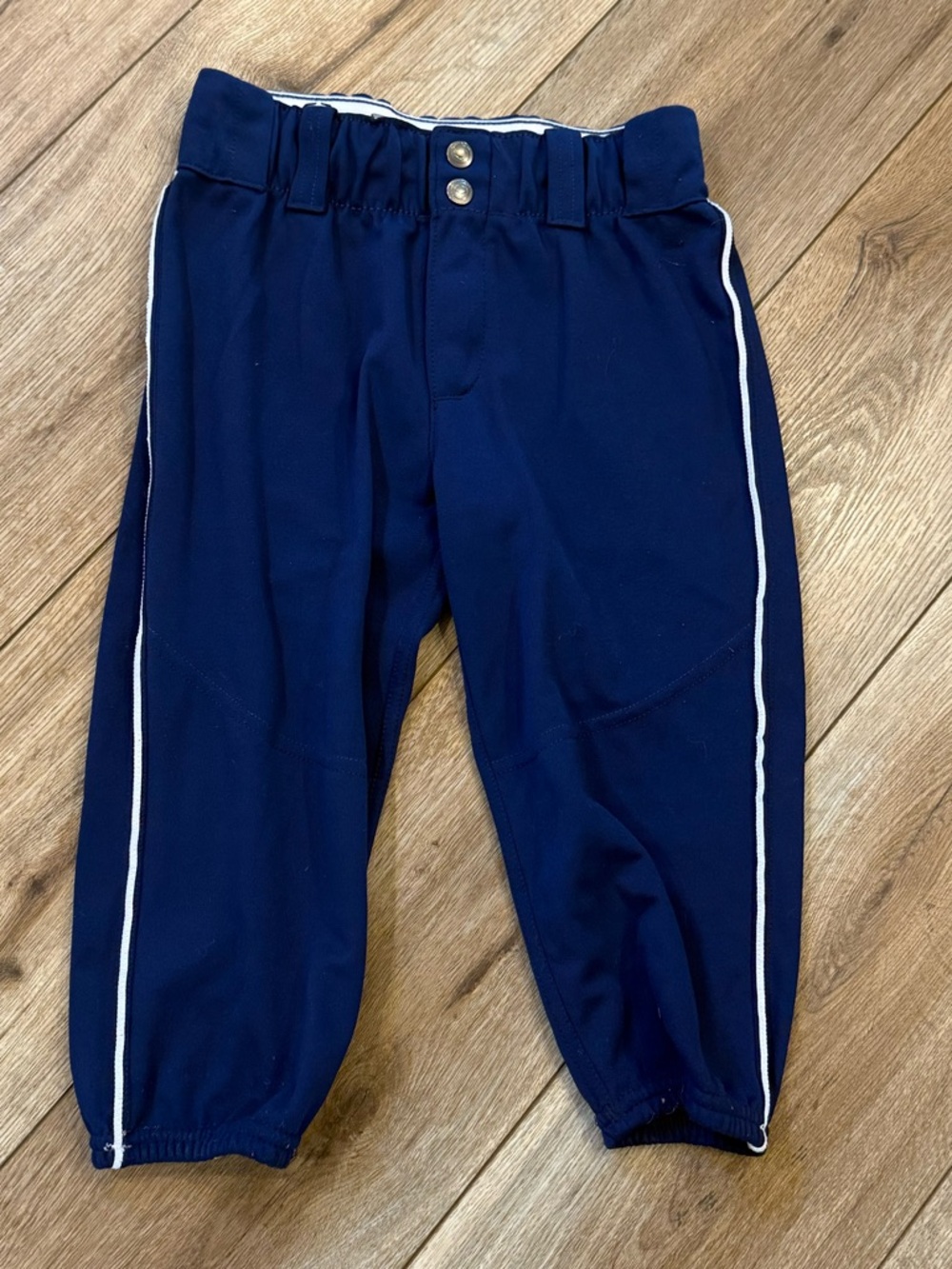 Evoshield Navy Softball Pants with White Side Piping